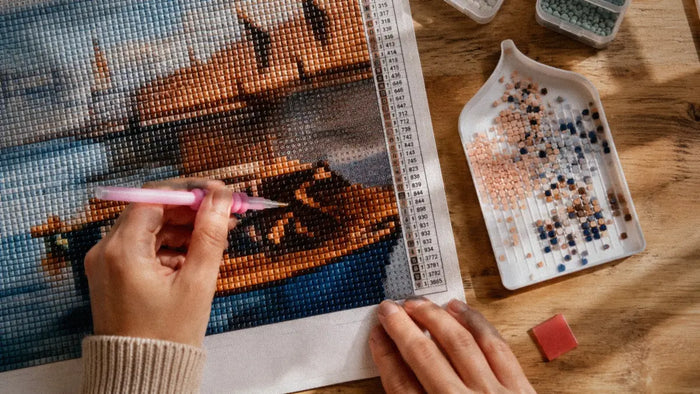 Diamond Painting für Anfänger: der erste Schritt zum fertigen Bild